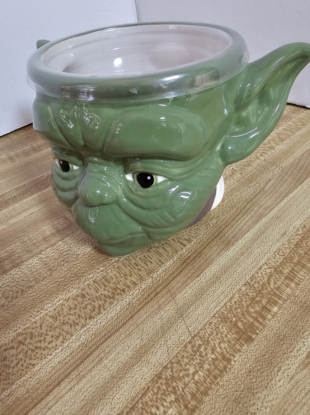 Star Wars Yoda 3D Sculpted Ceramic Mug Galerie 16oz New Without Tags